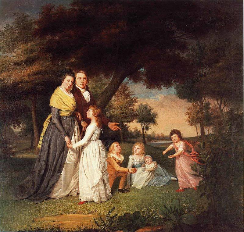 The Artist and His Family, James Peale